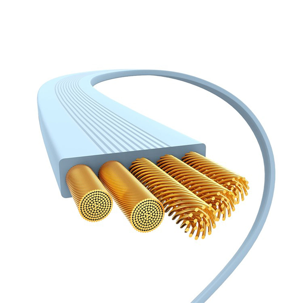 Datový a nabíjecí kabel USB-C - USB-C Baseus Free2Draw Mini Retractable, 100W, 1m, Modrý P10364500311-00