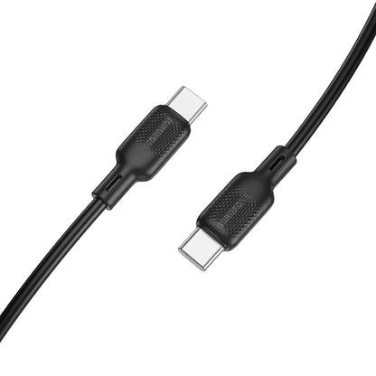 USB-C Data and Charging Cable - USB-C Borofone BX113 Lenny, 60W, 2m, Black