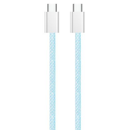 Datový a nabíjecí kabel USB-C - USB-C ColorWay CW-CBPDCC061, 60W, 1m, Modrý