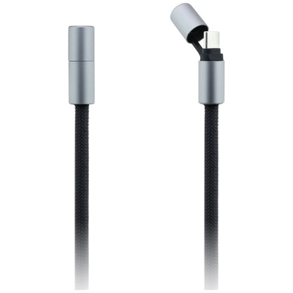 Datový a nabíjecí kabel USB-C - USB-C Karl Lagerfeld Ikonik Charm, 100W, 1,5m, černý