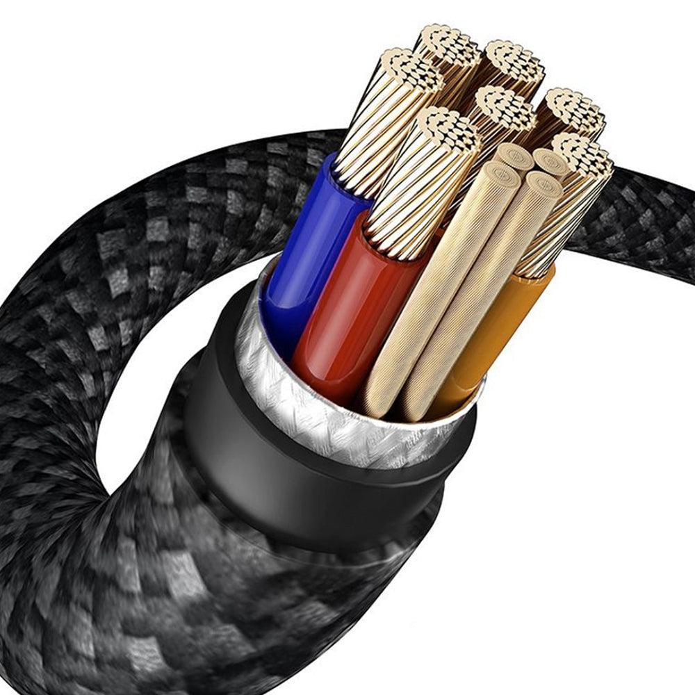 Datový a nabíjecí kabel USB-C - USB-C Lito LD01, 60W, 1.2m, černý