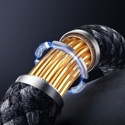 Datový a nabíjecí kabel USB-C - USB-C McDodo CA-2000 Self Winding, 60W, 1.2m, černý