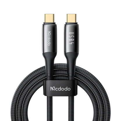 Datový a nabíjecí kabel USB-C - USB-C McDodo CA-2990, 240W, 1.2m, Černý