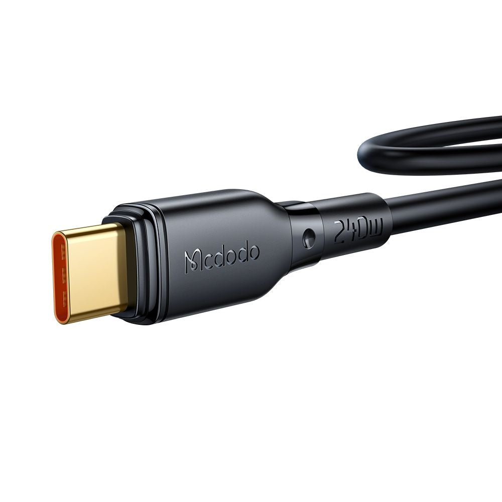 Datový a nabíjecí kabel USB-C - USB-C McDodo CA-3310, 240W, 1.2m, černý