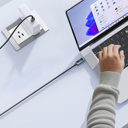 Datový a nabíjecí kabel USB-C - USB-C McDodo CA-4250 Display, 100W, 1.2m, Černý