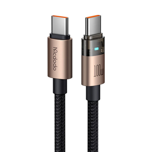 Datový a nabíjecí kabel USB-C - USB-C McDodo CA-5581, 100W, 1.2m, Zlatý