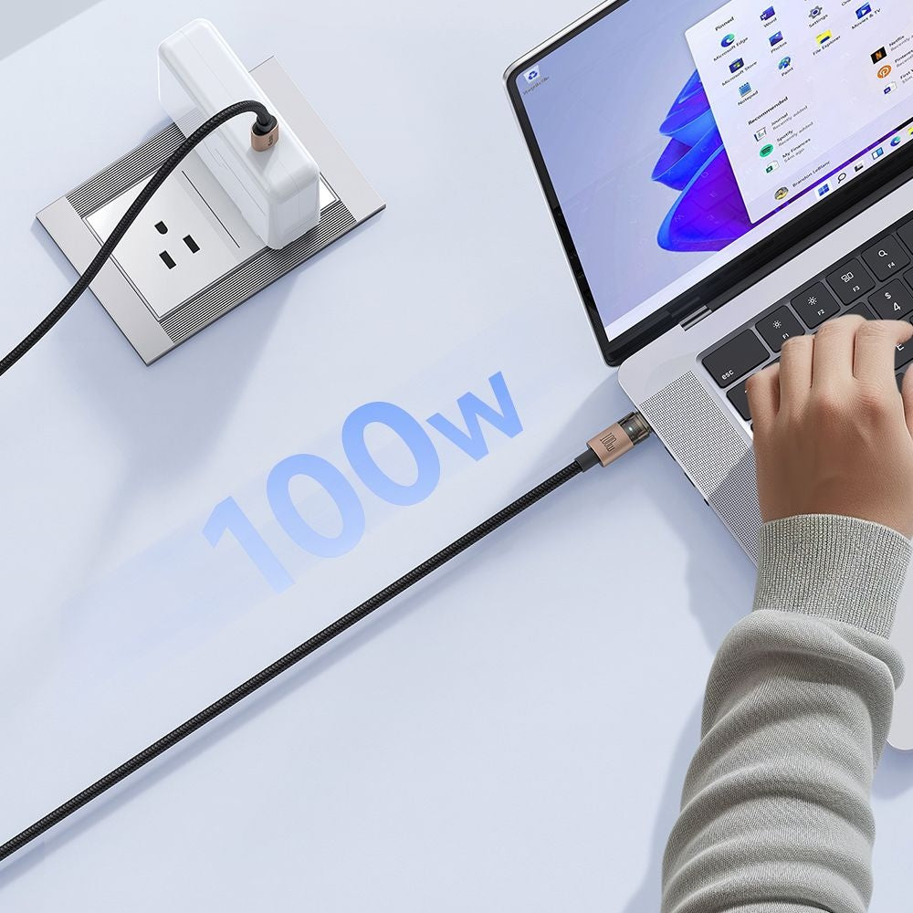 Datový a nabíjecí kabel USB-C - USB-C McDodo CA-5581, 100W, 1.2m, Zlatý
