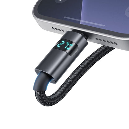 Datový a nabíjecí kabel USB-C - USB-C McDodo CA-5610 Display, 100W, 1.2m, Černý