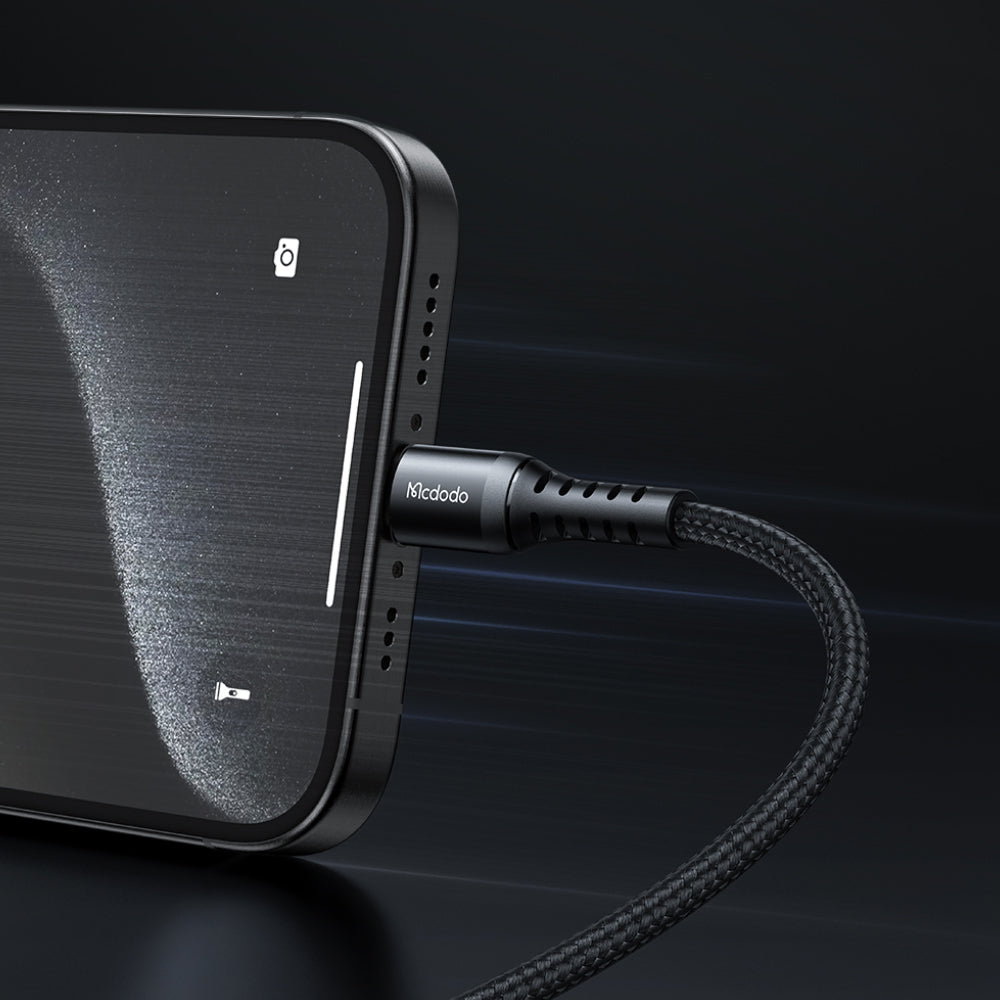 Datový a nabíjecí kabel USB-C - USB-C McDodo CA-5641, 60W, 1m, černý