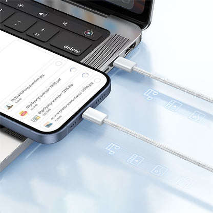 Datový a nabíjecí kabel USB-C - USB-C McDodo CA-5690, 60W, 1m, bílý