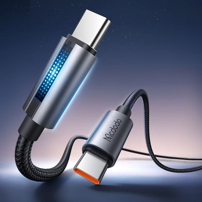 Datový a nabíjecí kabel USB-C - USB-C McDodo CA-5740, 100W, 1.2m, černý