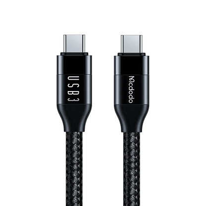 Datový a nabíjecí kabel USB-C - USB-C McDodo CA-7132, 100W, 1.2m, černý