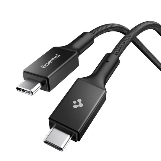 Datový a nabíjecí kabel USB-C - USB-C Spigen EB10010CC, 100W, 1m, černý