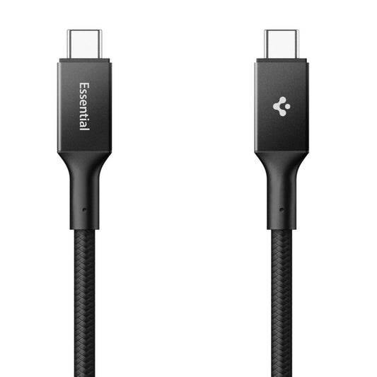 Datový a nabíjecí kabel USB-C - USB-C Spigen EB10010CC, 100W, 1m, černý