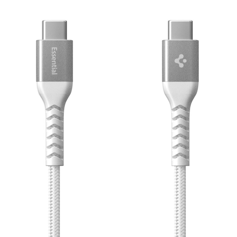 Kabel pro data a nabíjení USB-C - USB-C Spigen EB10010CCA, 100W, 1m, bílý ACA11102