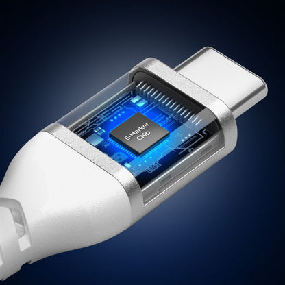 Kabel pro data a nabíjení USB-C - USB-C Spigen EB10010CCA, 100W, 1m, bílý ACA11102