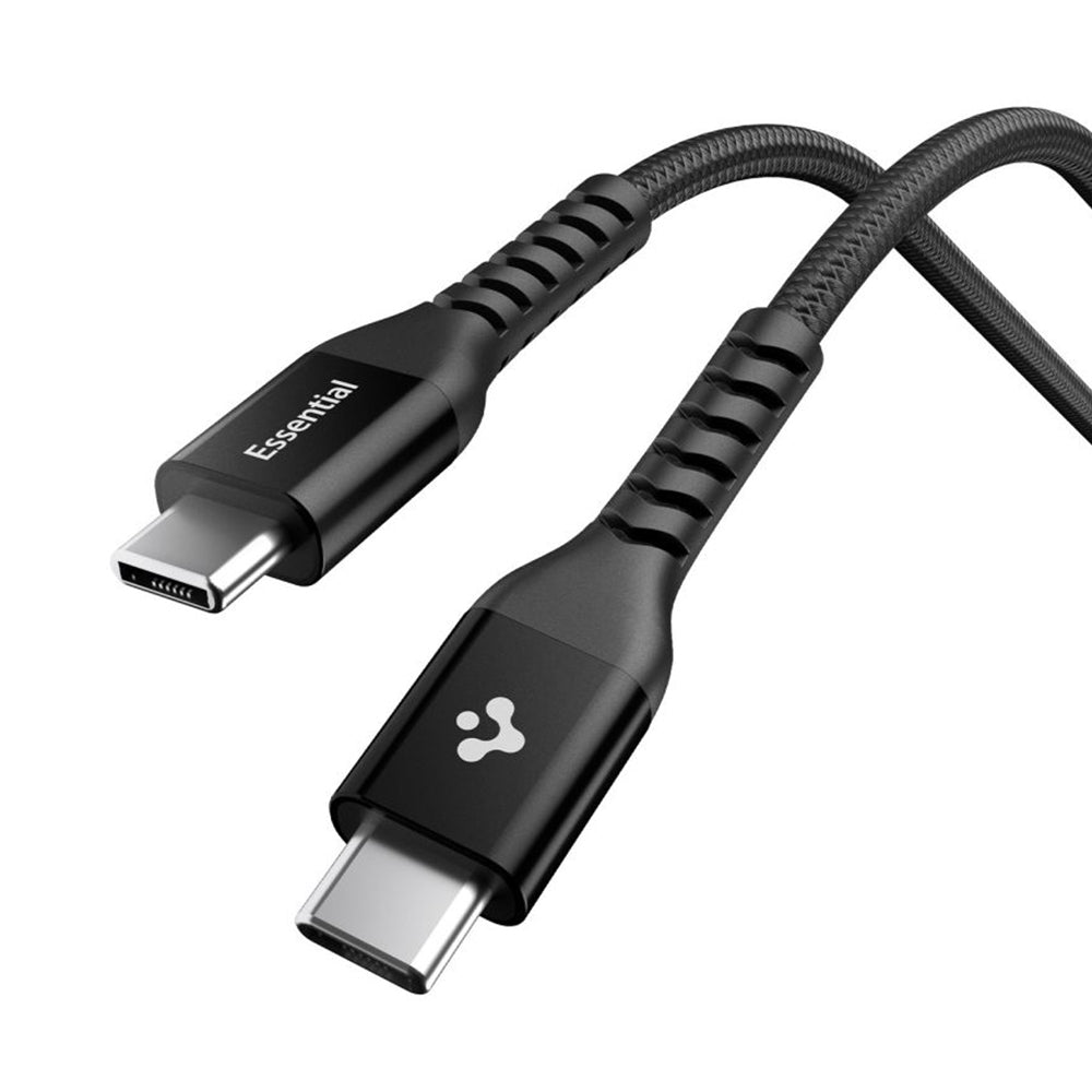 Datový a nabíjecí kabel USB-C - USB-C Spigen EB10010CCA, 100W, 1m, Černý ACA11103