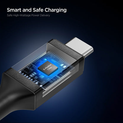 USB-C Data and Charging Cable - USB-C Spigen EB24012CC, 240W, 1.2m, Black