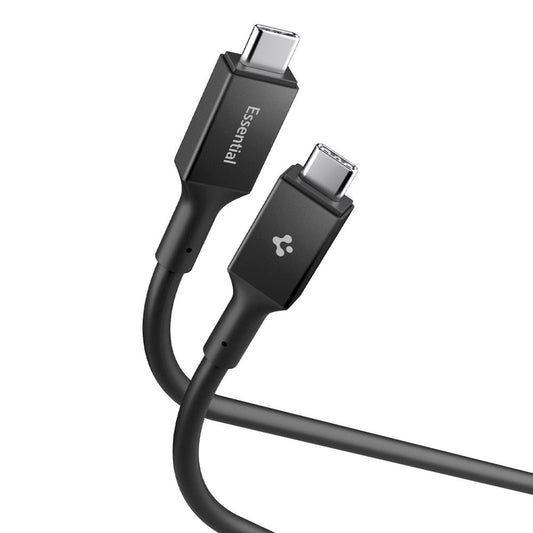Datový a nabíjecí kabel USB-C - USB-C Spigen EB24015CC, 240W, 1.5m, Černý ACA10423