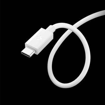 USB-C Data and Charging Cable - USB-C Spigen Essential, 60W, 1m, White