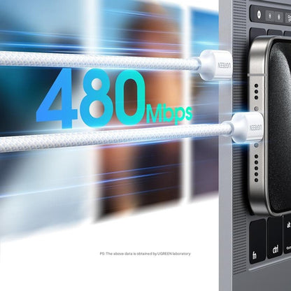 Kabel pro data a nabíjení USB-C - USB-C UGREEN L502, 100W, 1m, černý