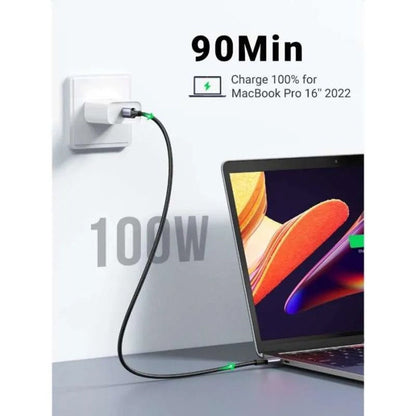 Kabel pro data a nabíjení USB-C - USB-C UGREEN L502, 100W, 1m, černý