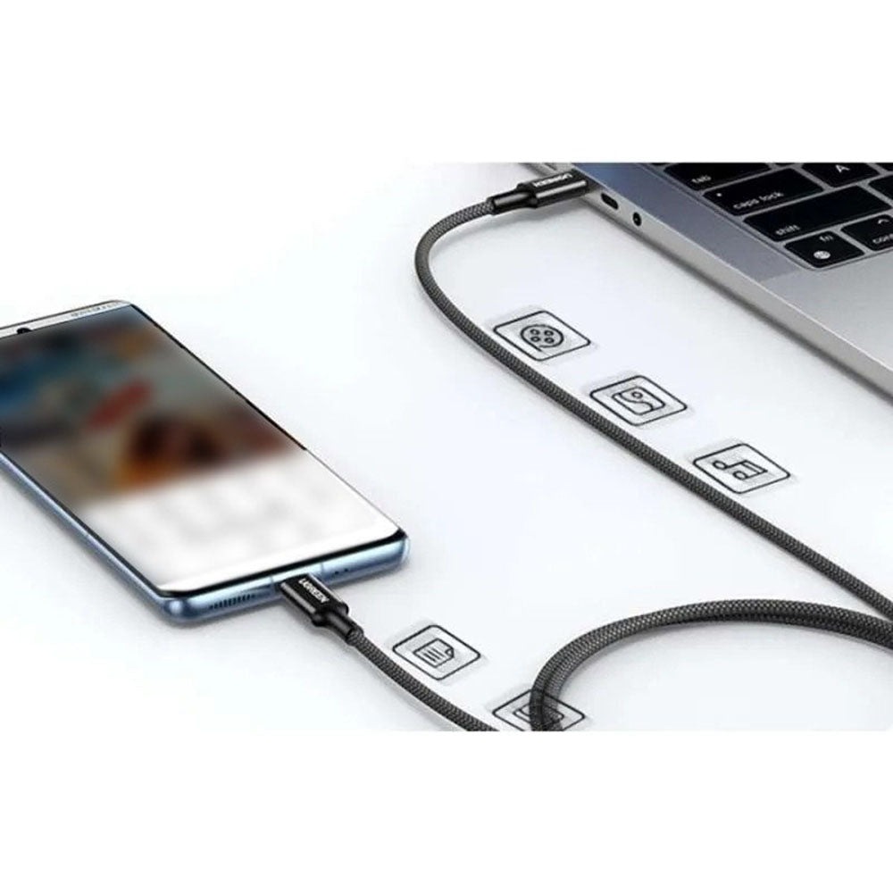 Kabel pro data a nabíjení USB-C - USB-C UGREEN L502, 100W, 1m, černý