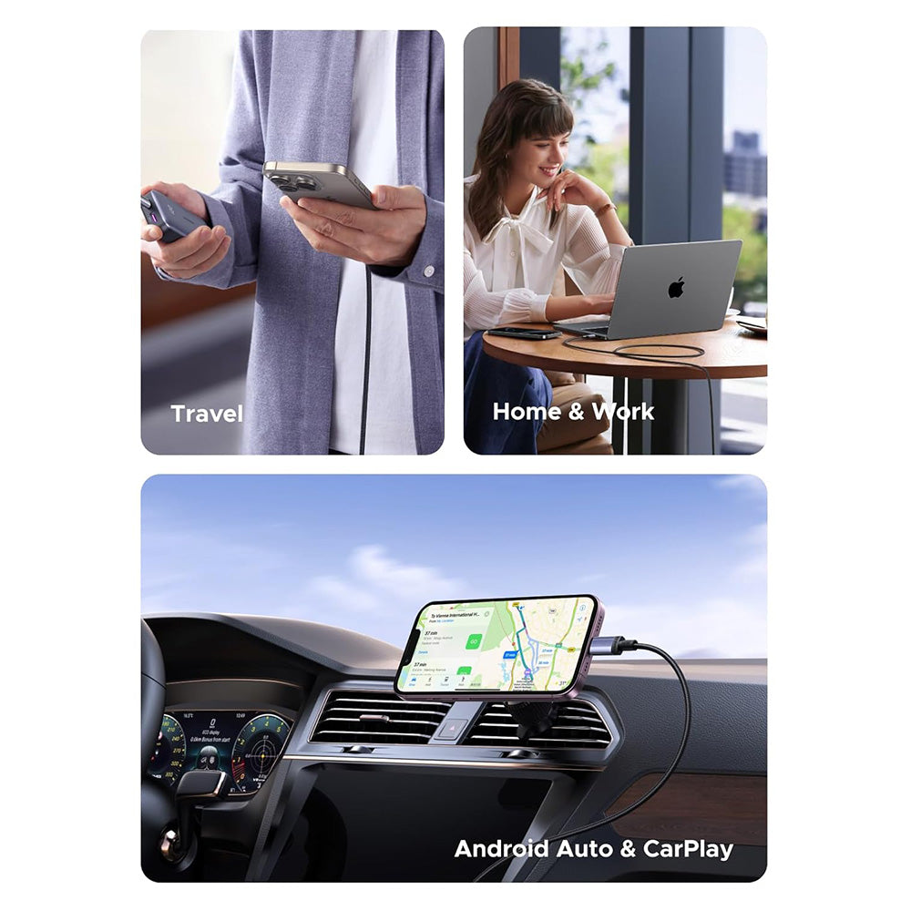 USB-C Data and Charging Cable - USB-C UGREEN L532, 240W, 0.5m, Gray