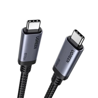 Datový a nabíjecí kabel USB-C - USB-C UGREEN L706 (65383), 240W, 1m, černý