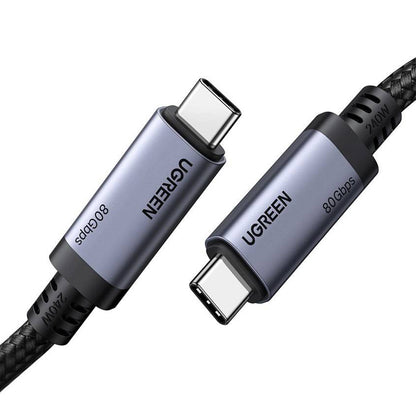 Datový a nabíjecí kabel USB-C - USB-C UGREEN L706 (65383), 240W, 1m, černý