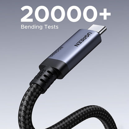 Datový a nabíjecí kabel USB-C - USB-C UGREEN L706 (65383), 240W, 1m, černý