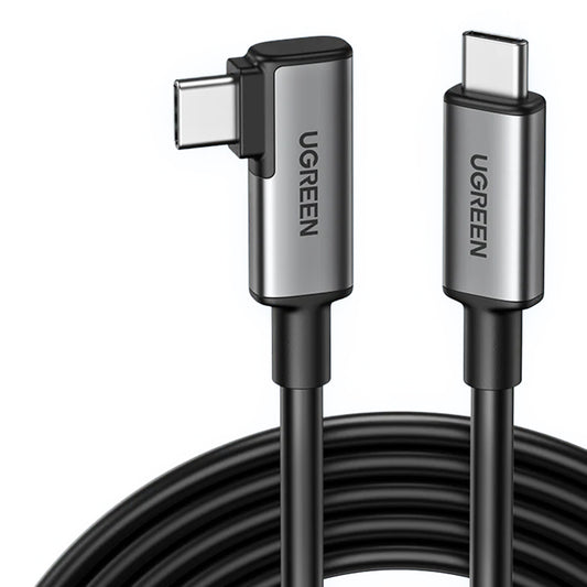 Datový a nabíjecí kabel USB-C - USB-C UGREEN US551 (90629) Angled, 60W, 5m, černý