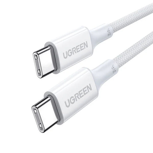 Datový a nabíjecí kabel USB-C - USB-C UGREEN US557 (15267), 100W, 1m, Bílý