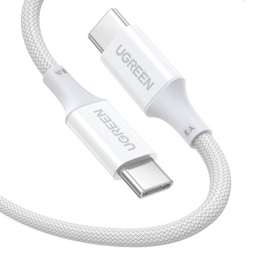 Datový a nabíjecí kabel USB-C - USB-C UGREEN US557 (15267), 100W, 1m, Bílý