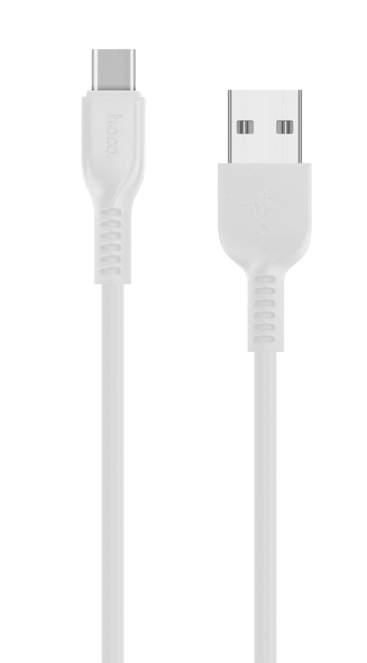 Kabel pro data a nabíjení USB-A - USB-C HOCO Flash X20, 18W, 2m, Bílý