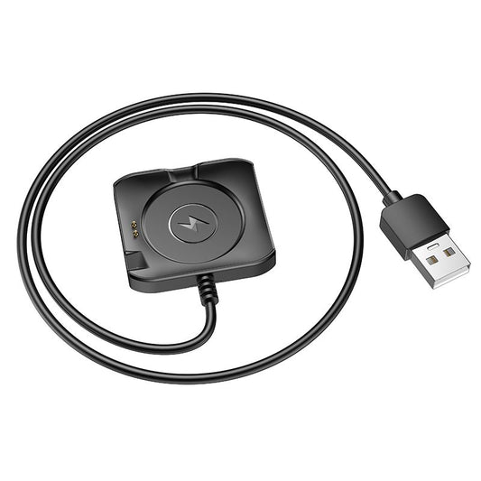 Nabíjecí kabel pro Smartwatch HOCO Y28, USB-A, Černý