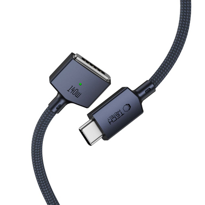 Nabíjecí kabel Tech-Protect MMC01 Ultraboost, USB-C - MagSafe 3, 140W, 2m, Tmavě modrý