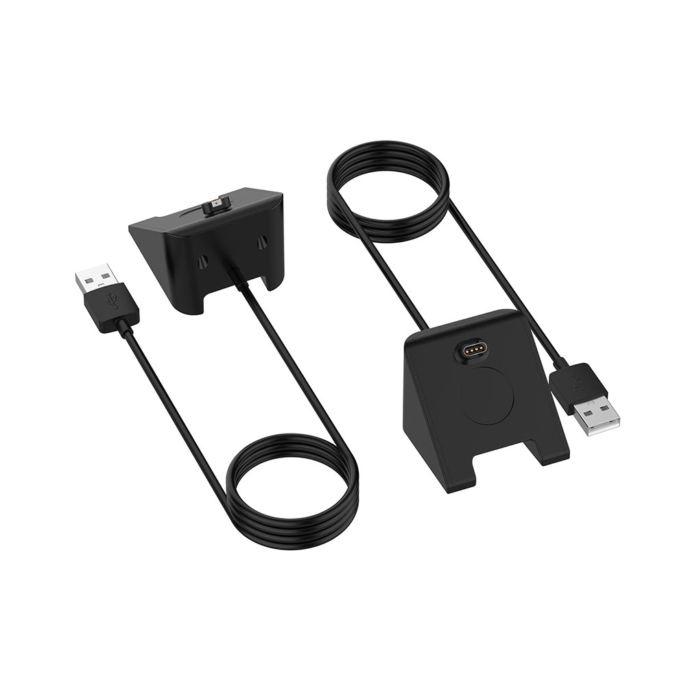 Nabíjecí kabel Techsuit TGC3 pro Garmin Fenix 5 Plus / 7X / 6X / 6 / 5, USB-A, černý