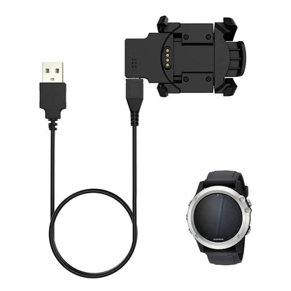 Nabíjecí kabel Techsuit TGC5 pro Garmin Fenix 3 Sapphire / 3 HR / 3, USB-A, černý