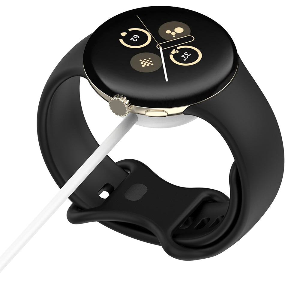 Nabíjecí kabel Techsuit THC5 pro Google Pixel Watch 3 45mm / Watch 3 41mm, USB-C, Bílý