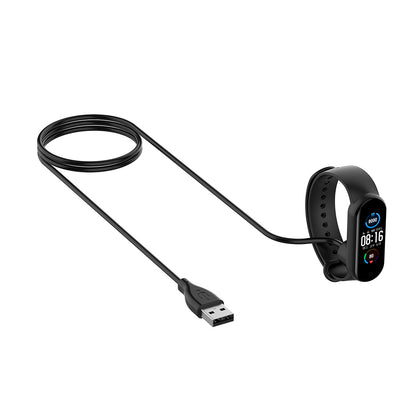 Nabíjecí kabel Techsuit TXC1 pro Xiaomi Smart Band 7 / 6 / 5, USB-A, Černý