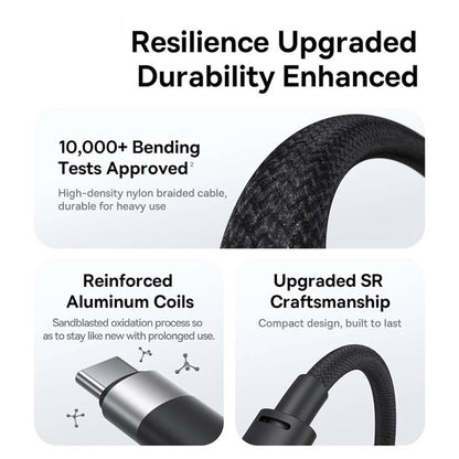 Nabíjecí kabel USB-A - Lightning / microUSB / USB-C Baseus StarSpeed 3v1, 20W, 0.6m, Černý P10319900111-00