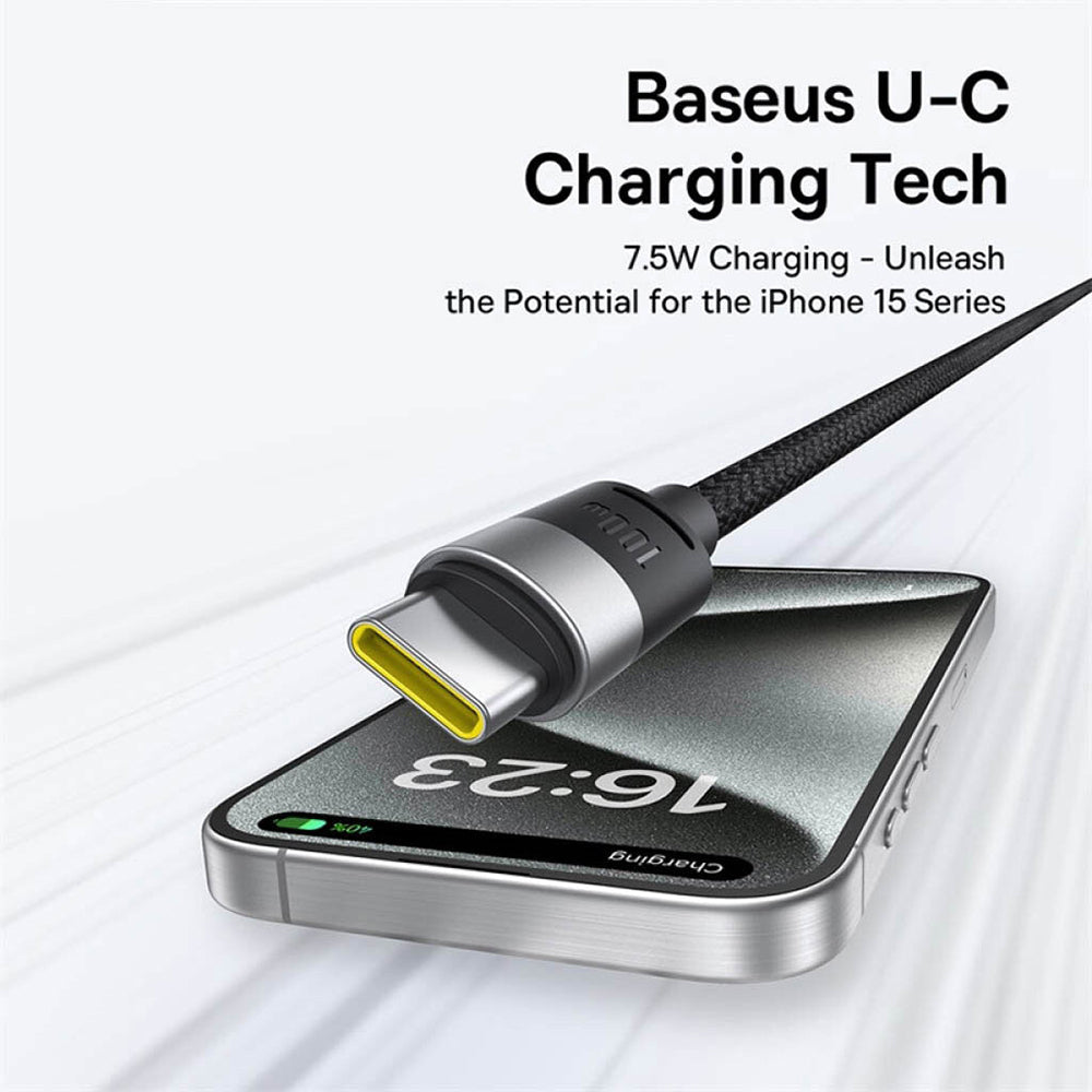 Nabíjecí kabel USB-A - Lightning / microUSB / USB-C Baseus StarSpeed 3v1, 20W, 0.6m, Černý P10319900111-00