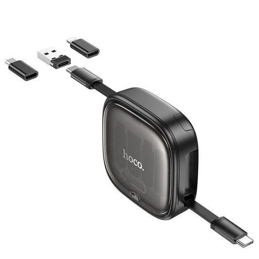 Datový a nabíjecí kabel USB-C - USB-C HOCO U140, 60W, 0,95m, černý
