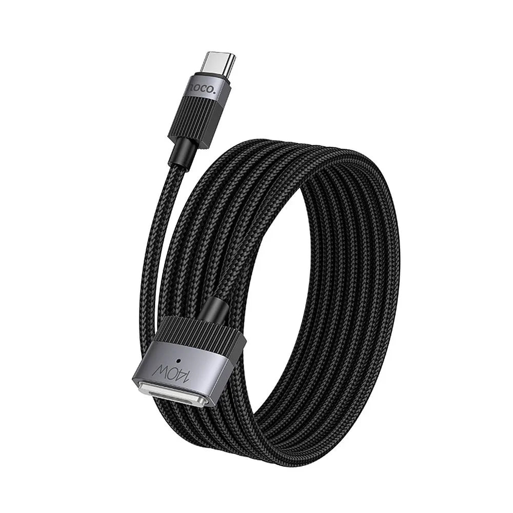 Nabíjecí kabel HOCO U141, USB-C - MagSafe 3, 140W, 1.8m, Černý
