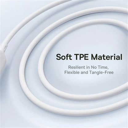 Nabíjecí kabel USB-C - Lightning / microUSB / USB-C Baseus Silky 3in1, 100W, 1.5m, Bílý P10377706213-00