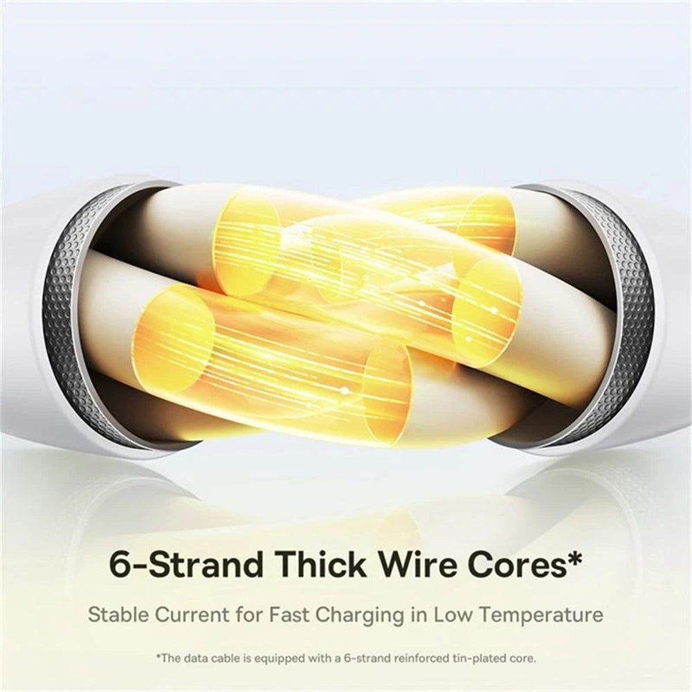Nabíjecí kabel USB-C - Lightning / microUSB / USB-C Baseus Silky 3in1, 100W, 1.5m, Bílý P10377706213-00