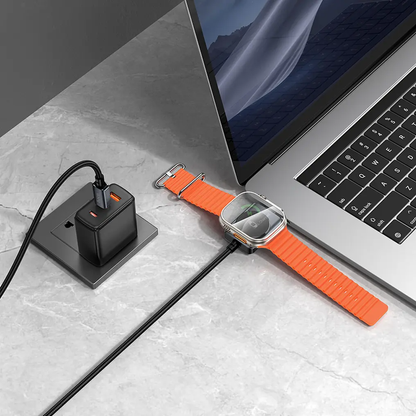 USB-C Nabíjecí Kabel - USB-C HOCO CW66 2v1, 100W, 1,2m, Černá