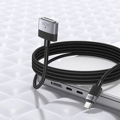 Nabíjecí kabel HOCO U141, USB-C - MagSafe 3, 140W, 1.8m, Černý