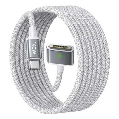 USB-C Charging Cable - MagSafe 3 Lisen, 140W, 2m, Silver YL0123070001